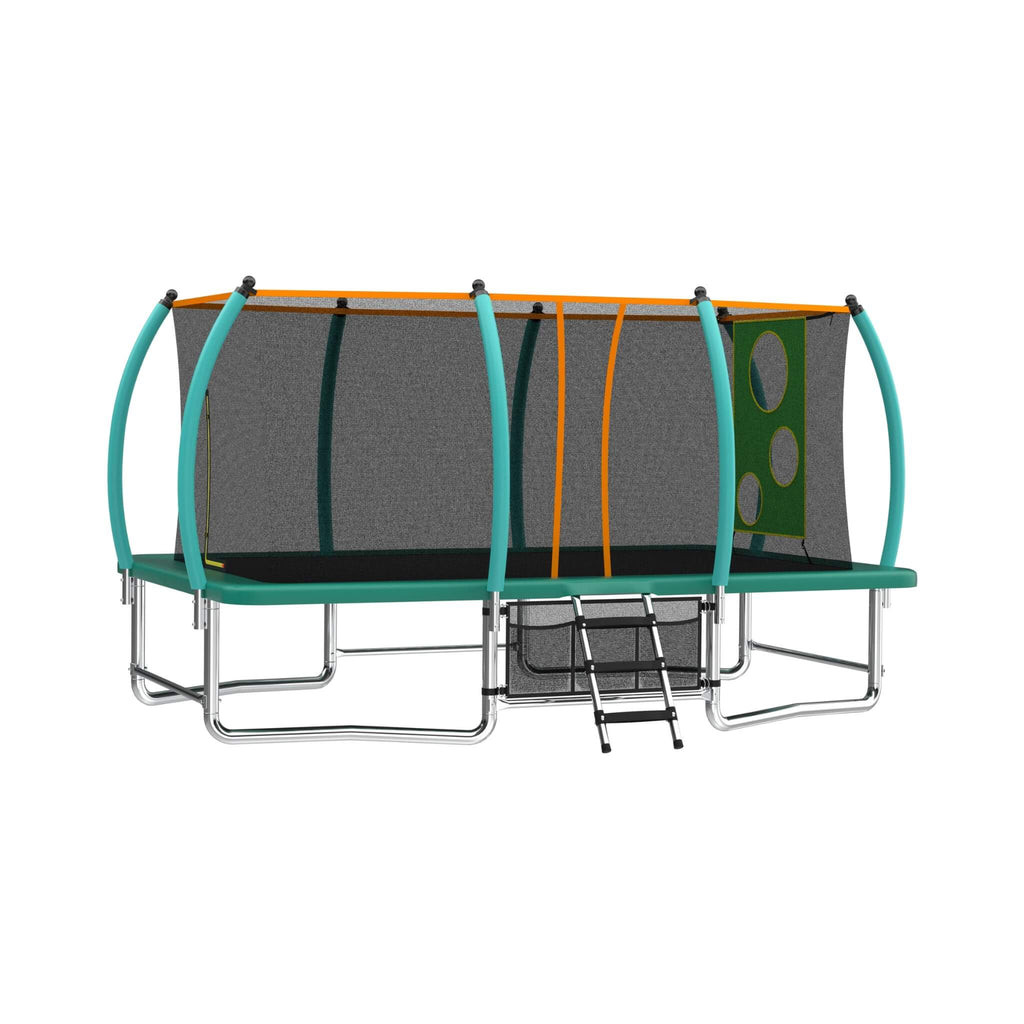[10X16FT] Large Outdoor Rectangular Trampoline With Netting (SAK83017)
