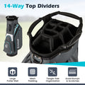 Golf Cart Bag Lightweight Portable Golf Club Organizer Bag