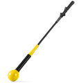 31.5 Inch Golf Swing Trainer Aid with Weighted Head for Grip Rhythm Balance