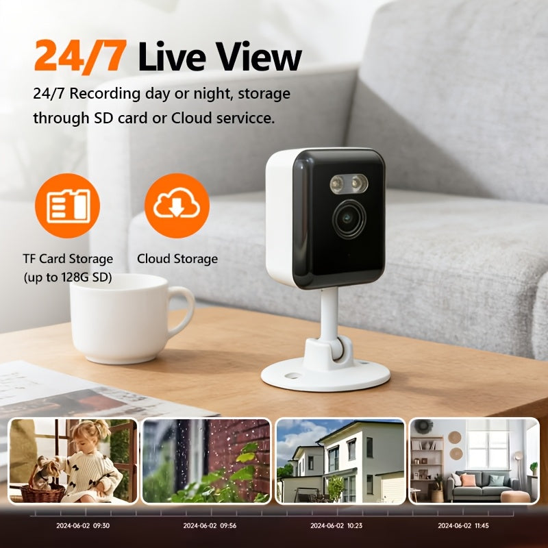 4PC Smart 1080p Wi-Fi Smart Home Security Camera