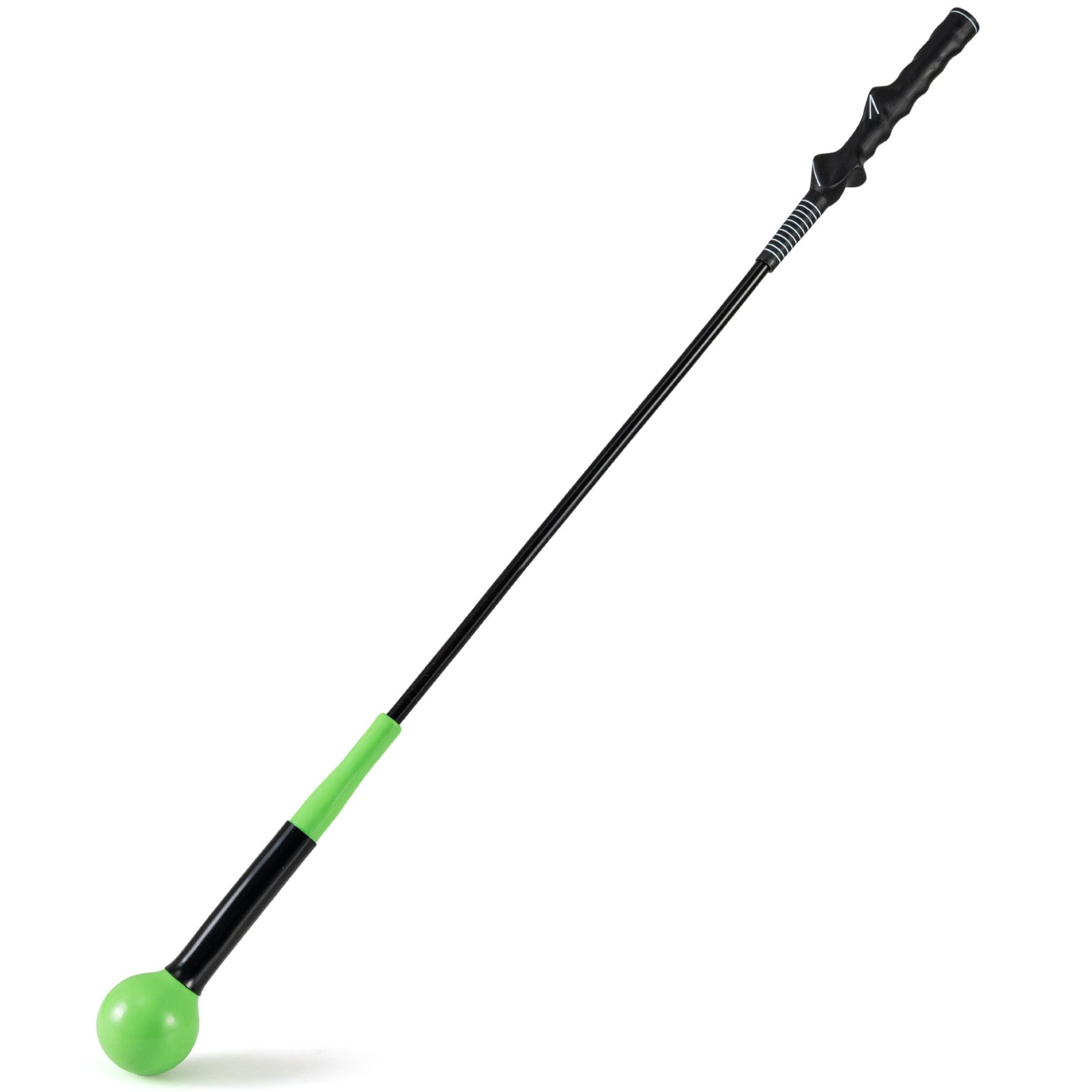 40 Inch Golf Swing Trainer Aid with Weighted Head for Grip Rhythm Balance
