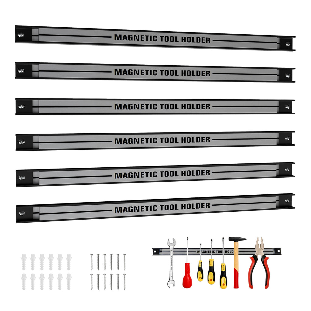 18 Inch Magnetic Tool Holder Strip with Mounting Screws