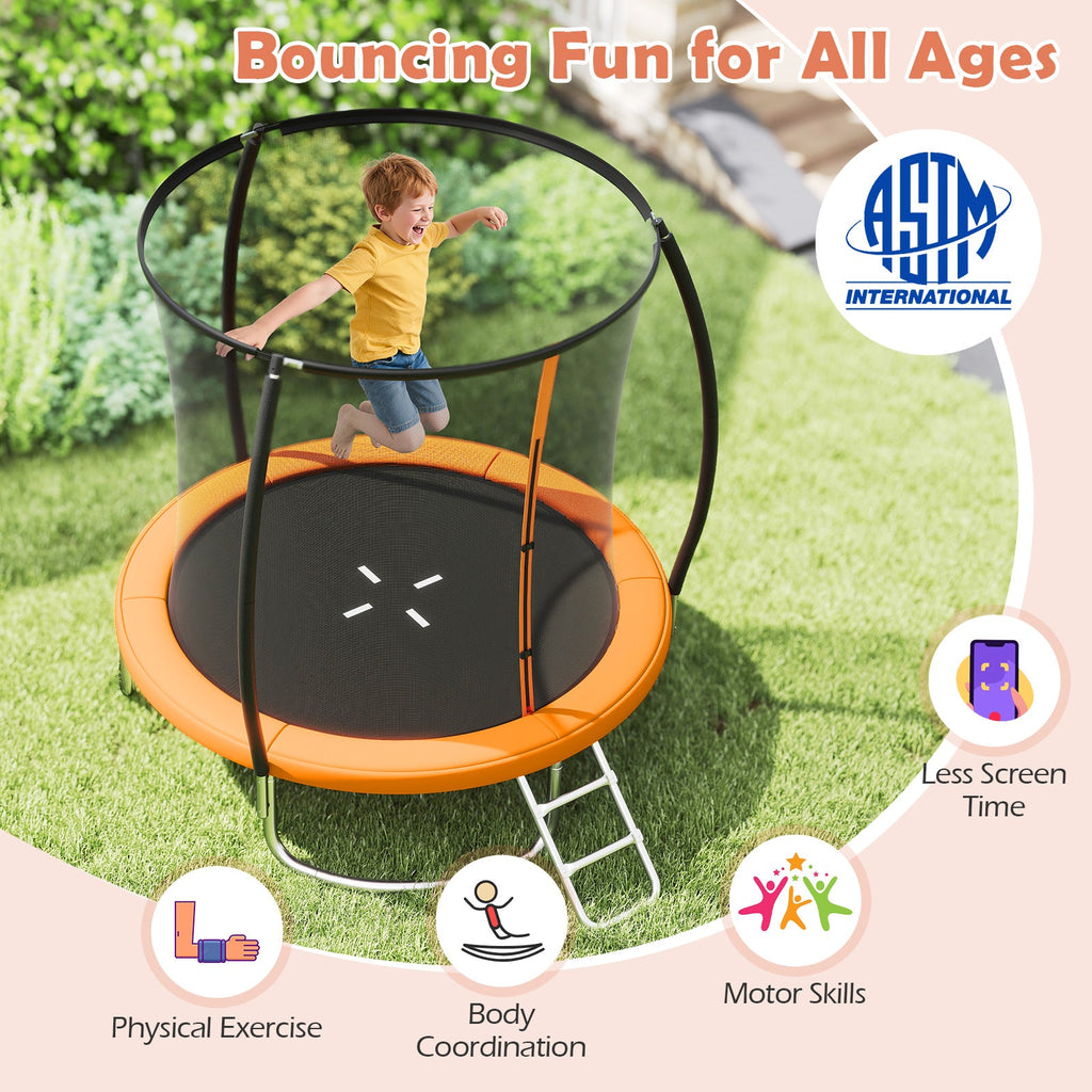 8FT Outdoor Heavy-Duty Recreational Trampoline