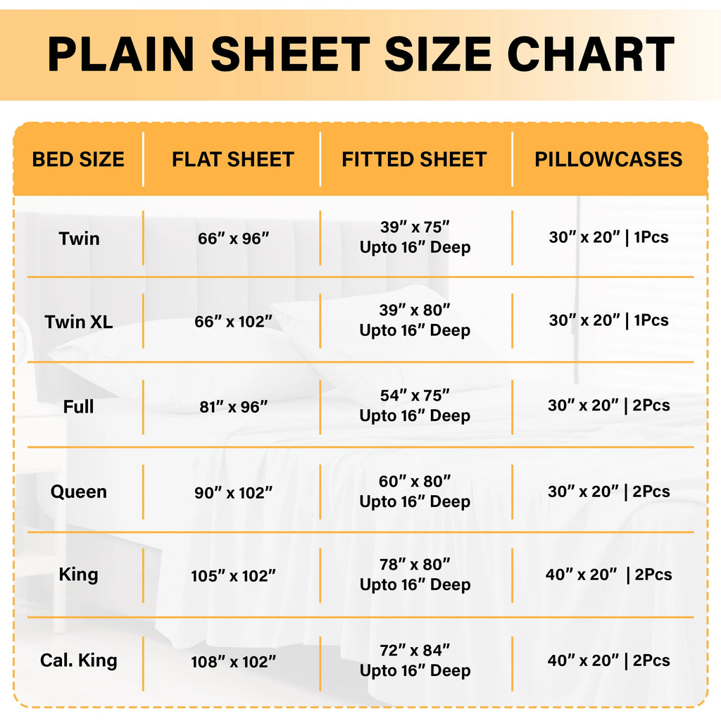 6Pc Brushed Microfiber Solid Sheet Set