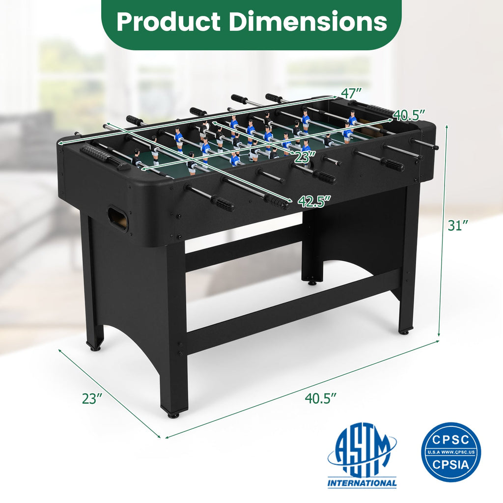 Foosball Table Competition Full Size Soccer Game Table with 22 Players