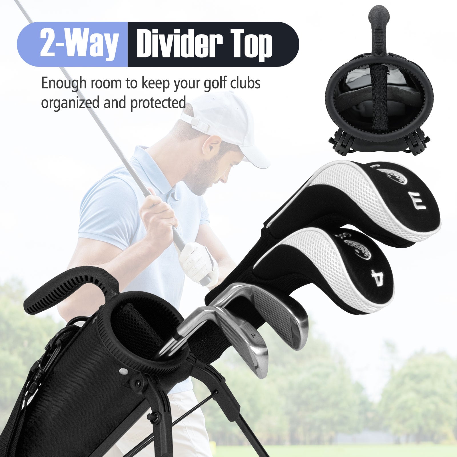 Golf Stand Bag Lightweight Golf Bag for The Driving Range
