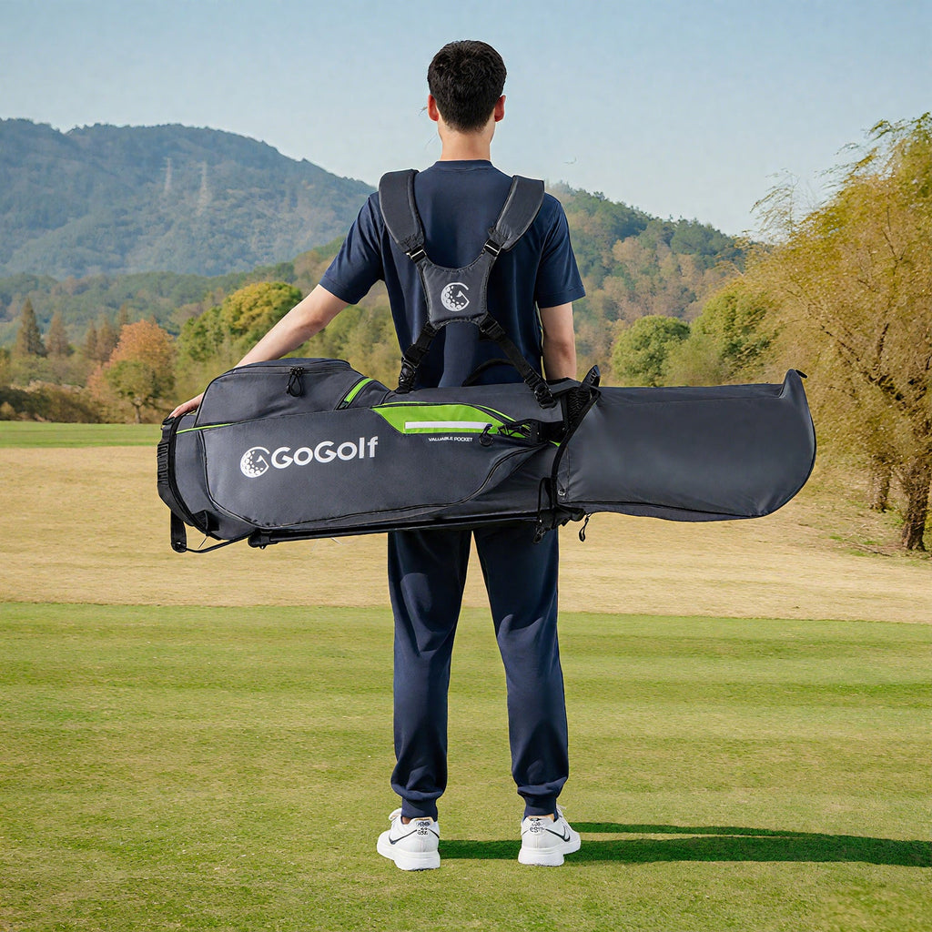 Golf Stand Bag Lightweight Golf Bag with 8 Way Top Dividers and 5 Zippered Pockets