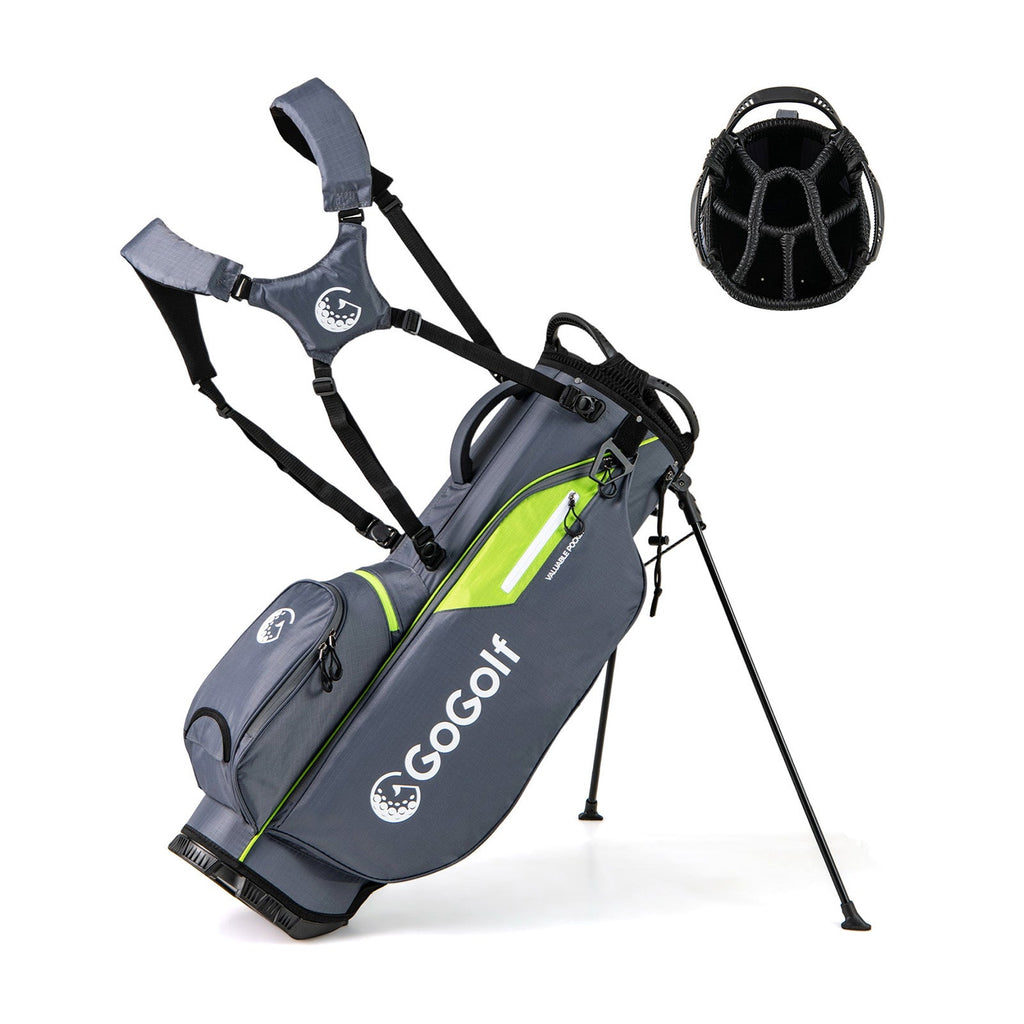 Golf Stand Bag Lightweight Golf Bag with 8 Way Top Dividers and 5 Zippered Pockets