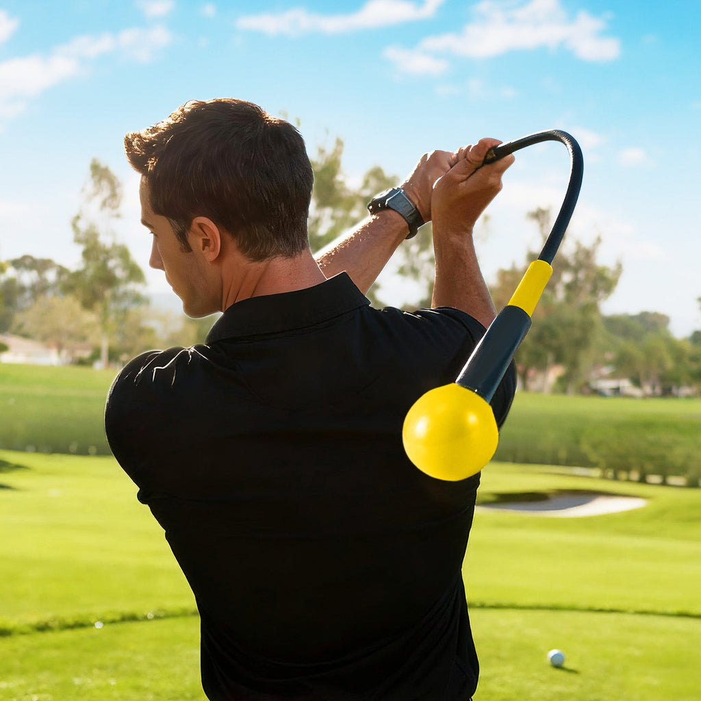 Golf Swing Trainer Aid 47inch/40inch/31.5inch Warm-up Practice Stick with Weighted Head for Grip
