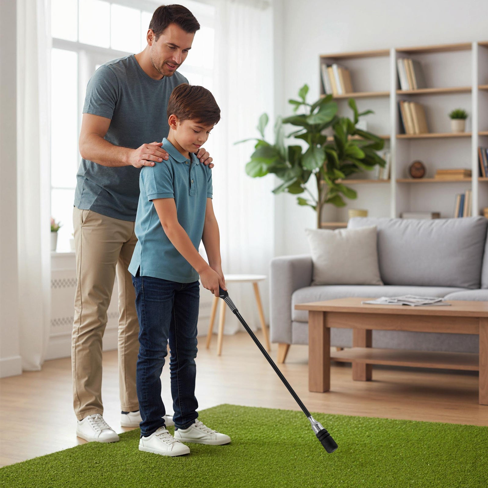 Golf Swing Trainer Click Stick Swing Training Aid for Speed Flexibility Balance