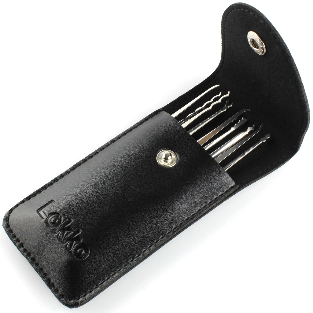 Compact Lock Pick Set - Lock Picks, Practice Lock, Covert Kit, How-to Guide