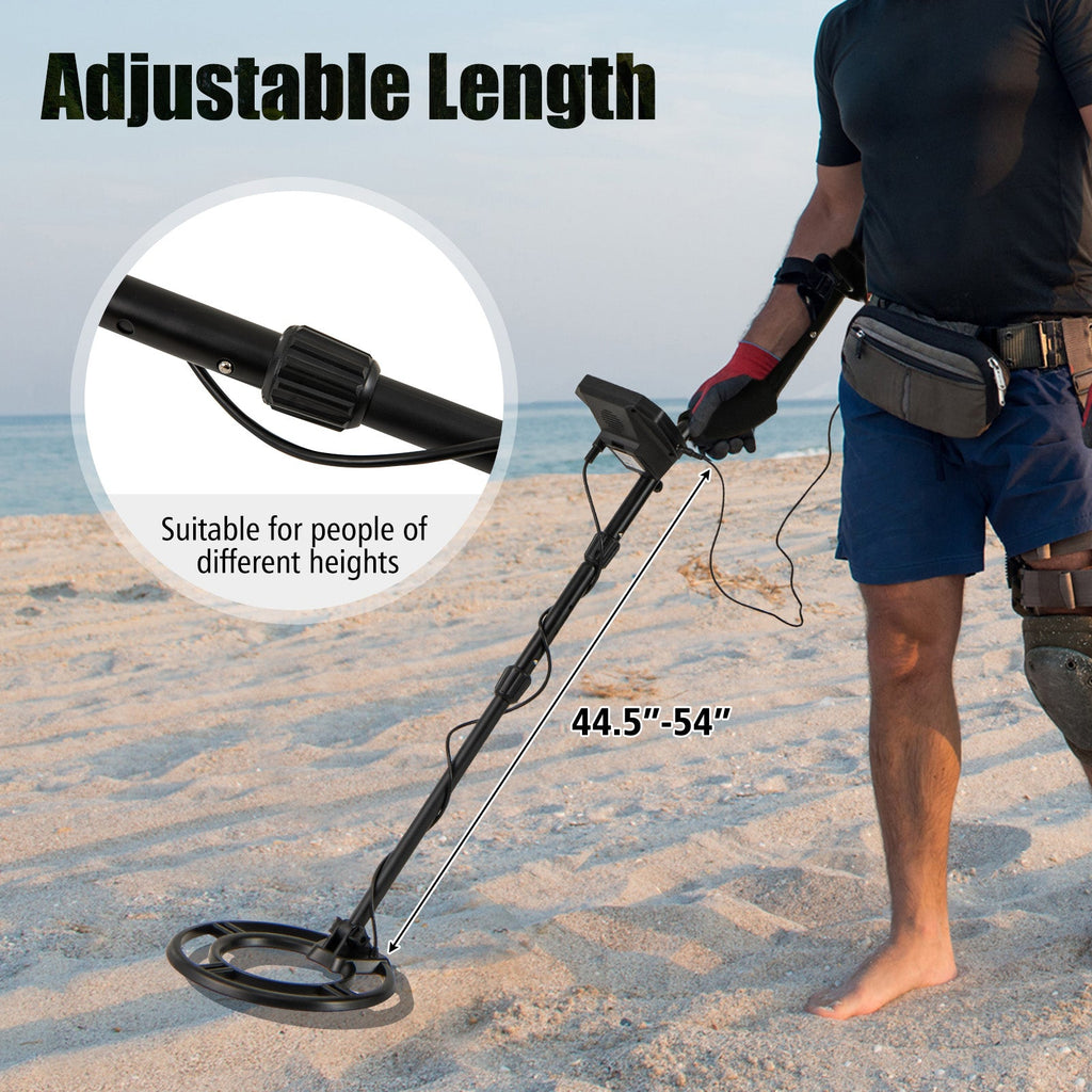 Metal Detector with Backlit LCD Display and Advanced DSP Chip