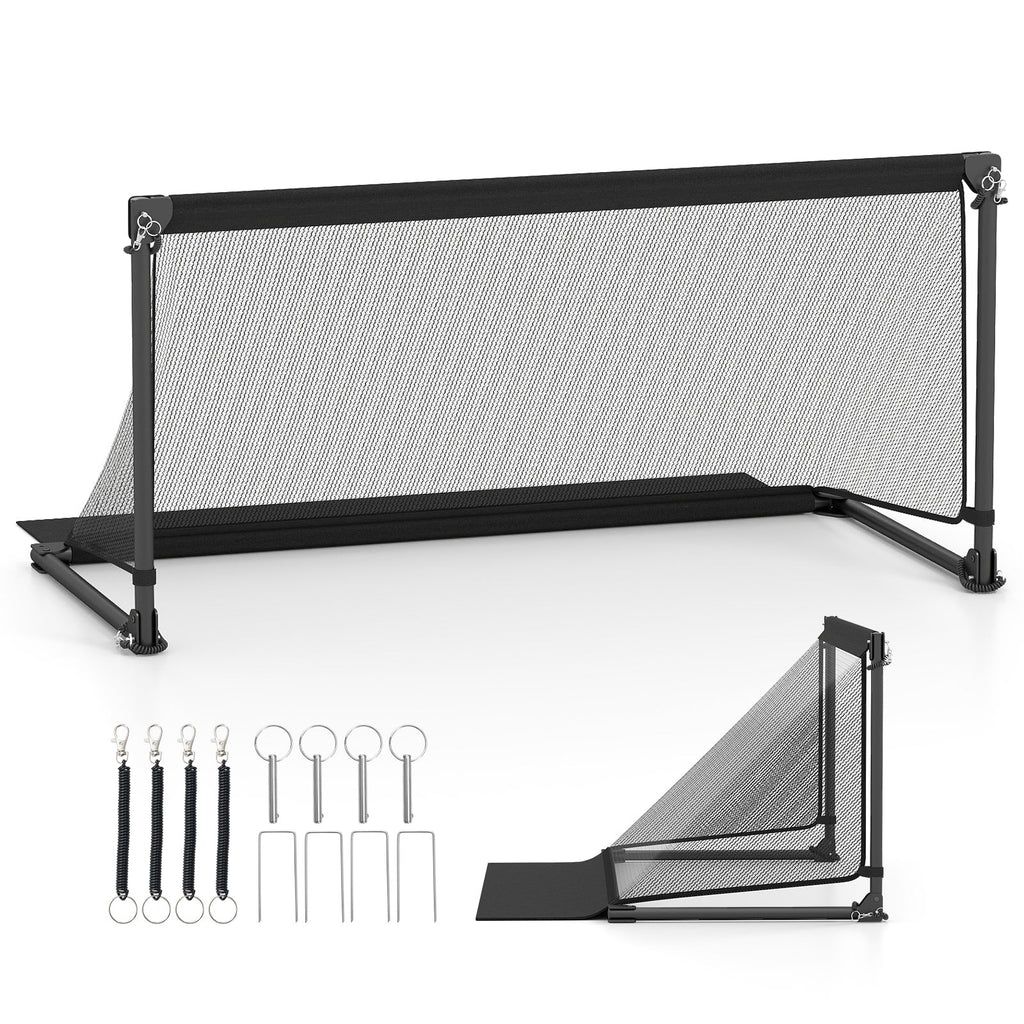 Portable POP Up Toddler Soccer Net with Metal Frame