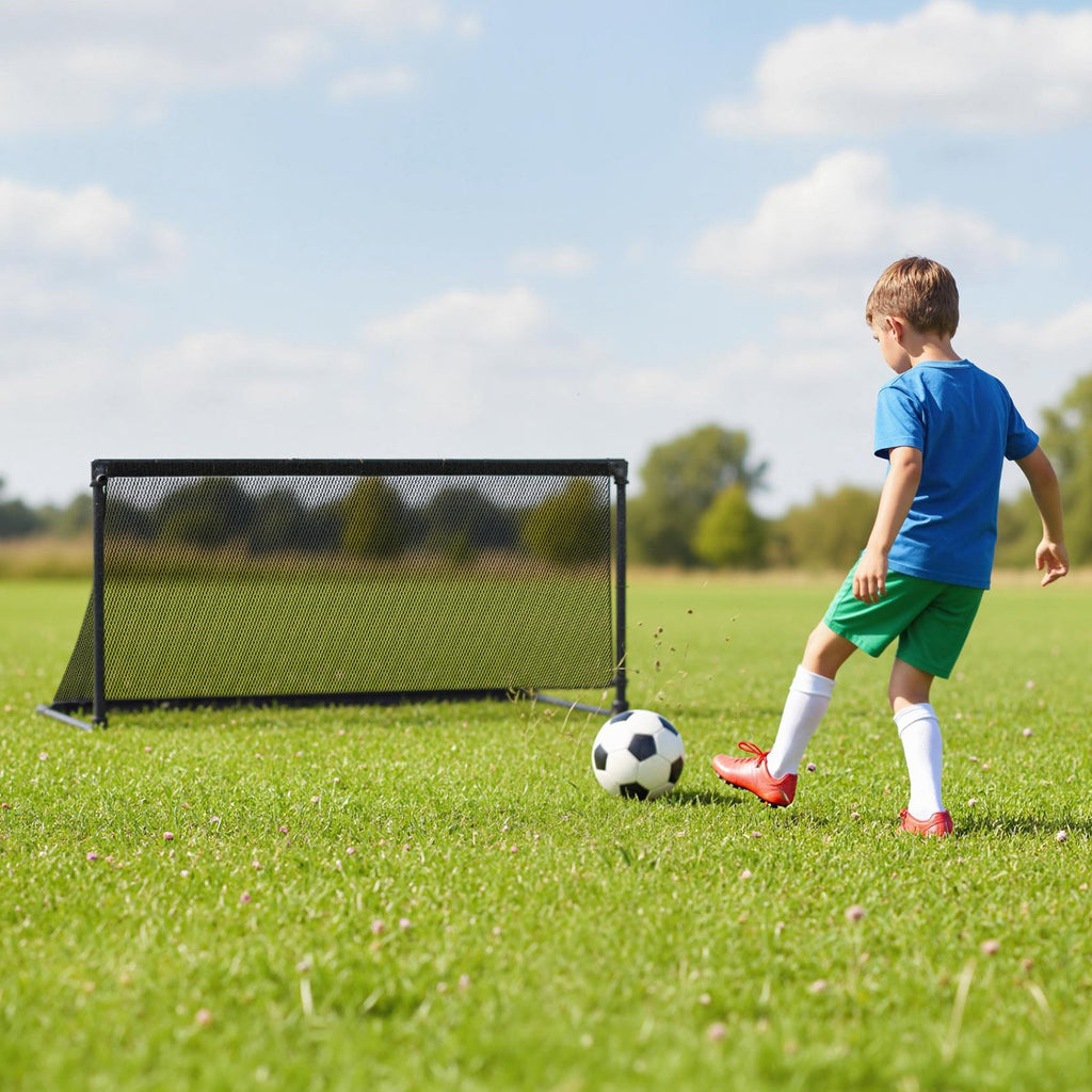 Portable POP Up Toddler Soccer Net with Metal Frame