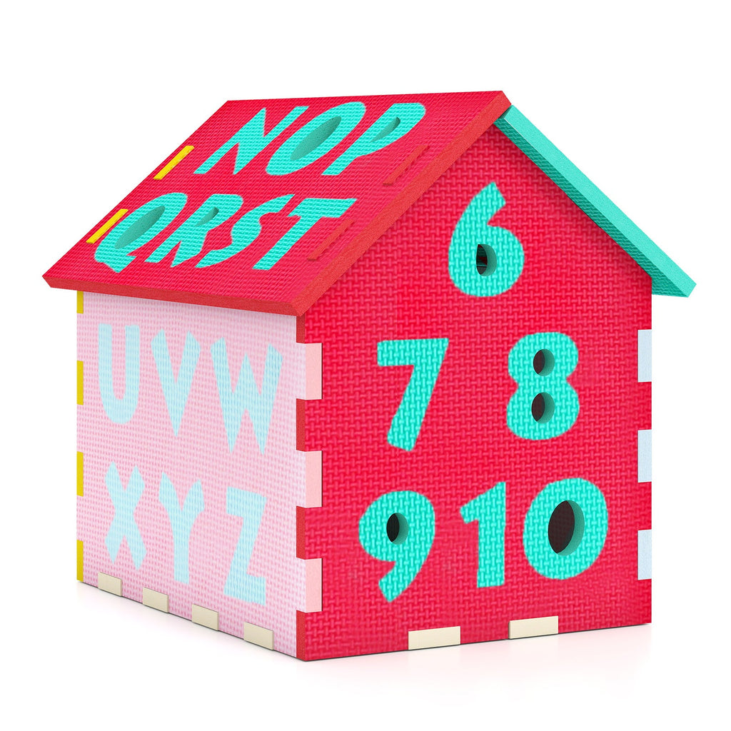 Puzzle Floor Mats with Interlocking Alphabet and Number for Kids