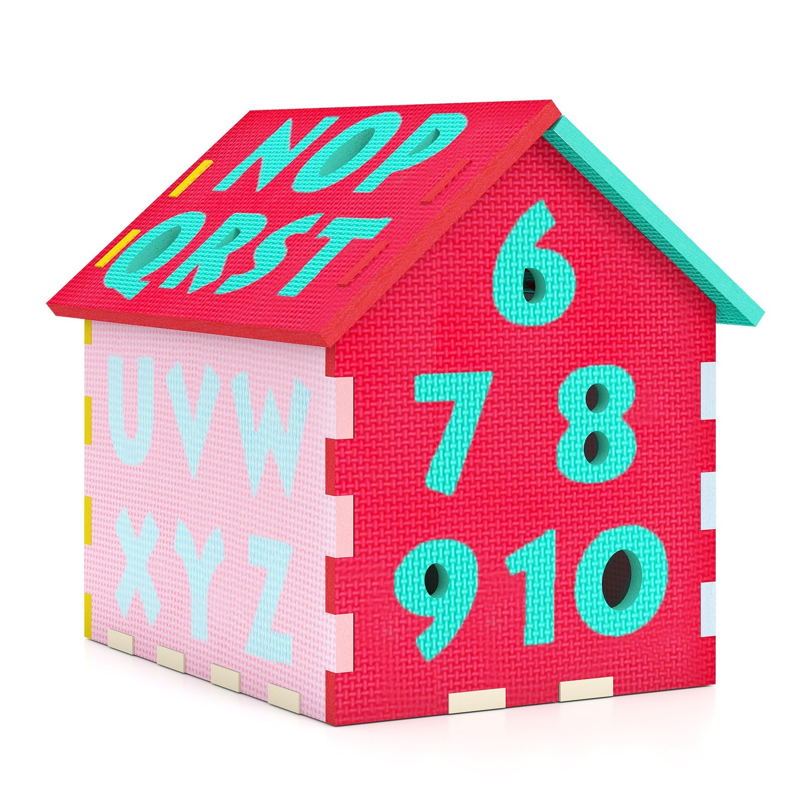 Puzzle Floor Mats with Interlocking Alphabet and Number for Kids