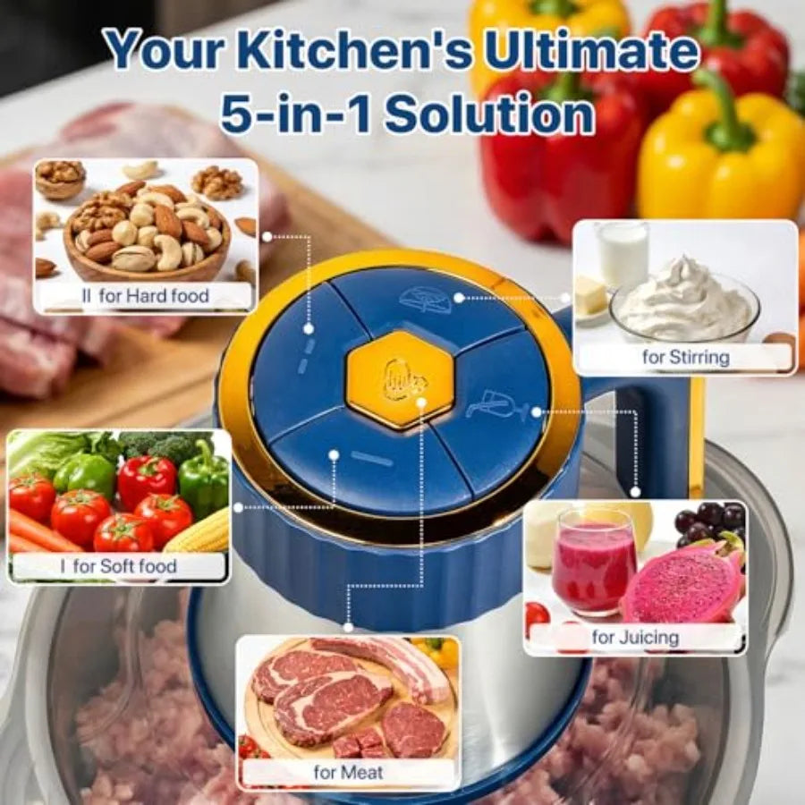 20 Cups Large Capacity Food Processor