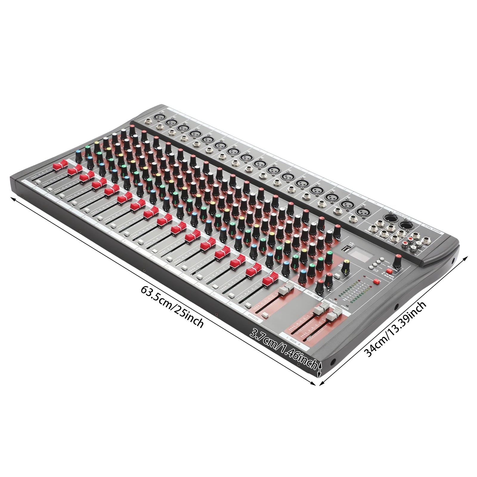 16 Channel Bluetooth Audio Power Mixer