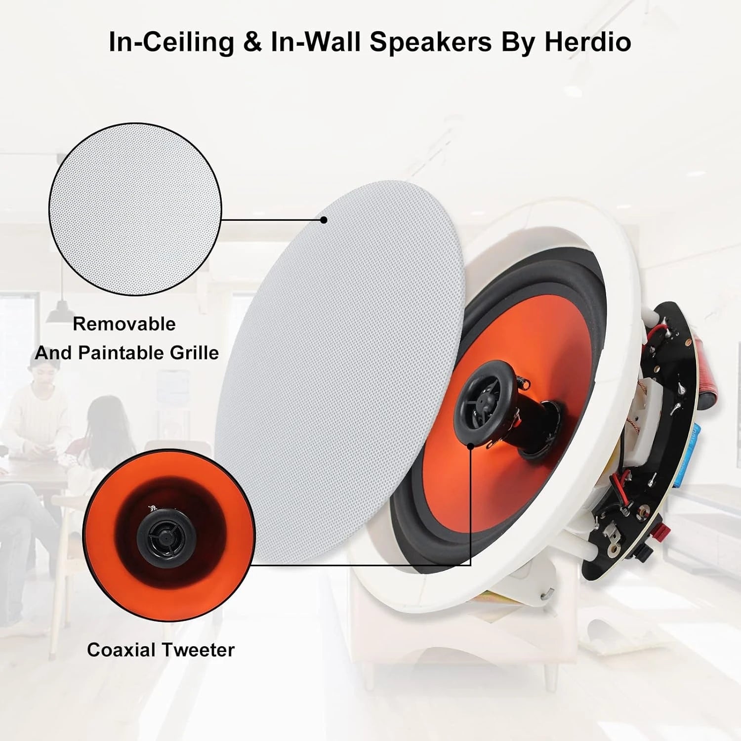 Ceiling Bluetooth Speaker and Receiver
