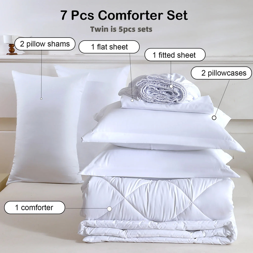 Home Decor Comforter Fitted Sheet Sleeping Sets