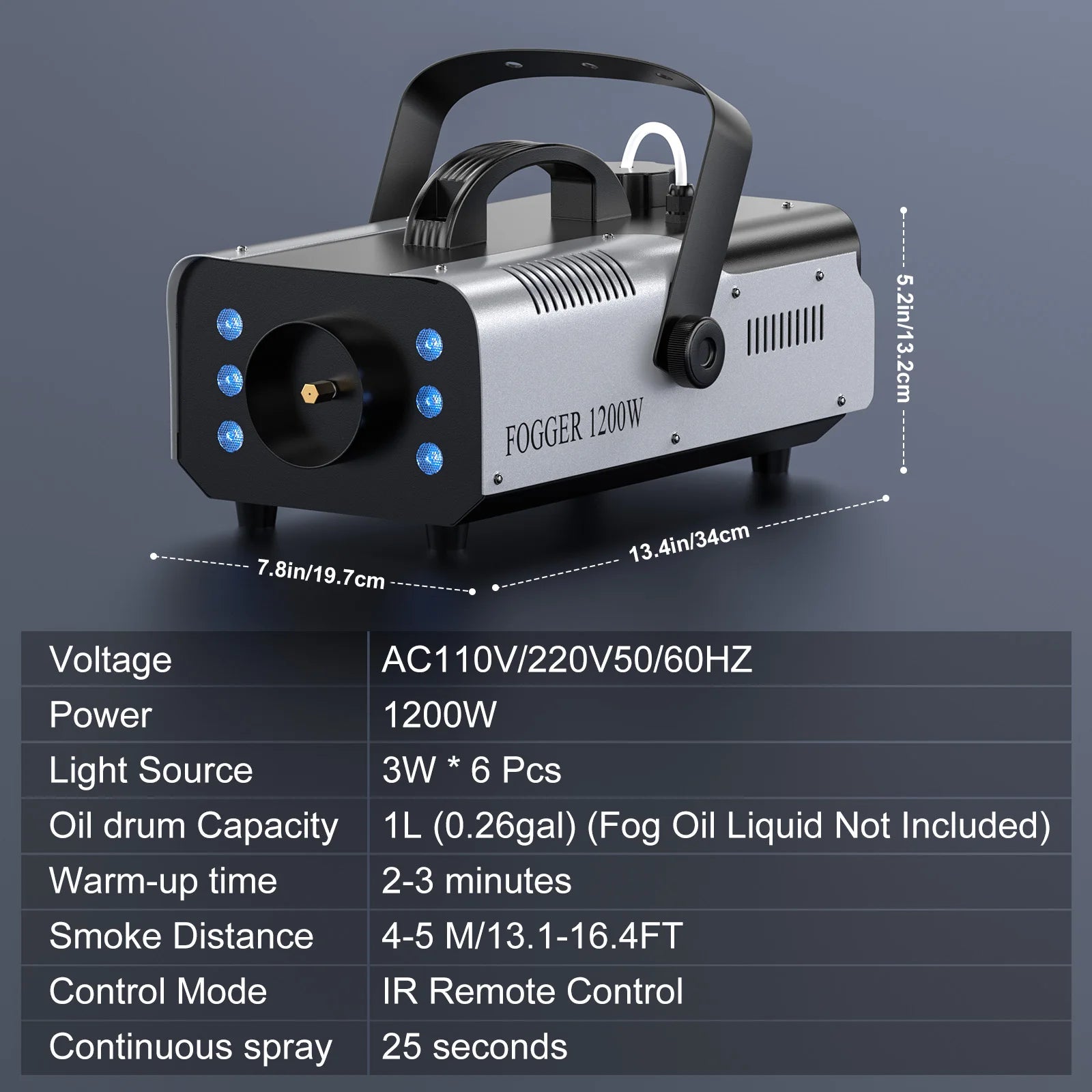 1200W Fog Machine