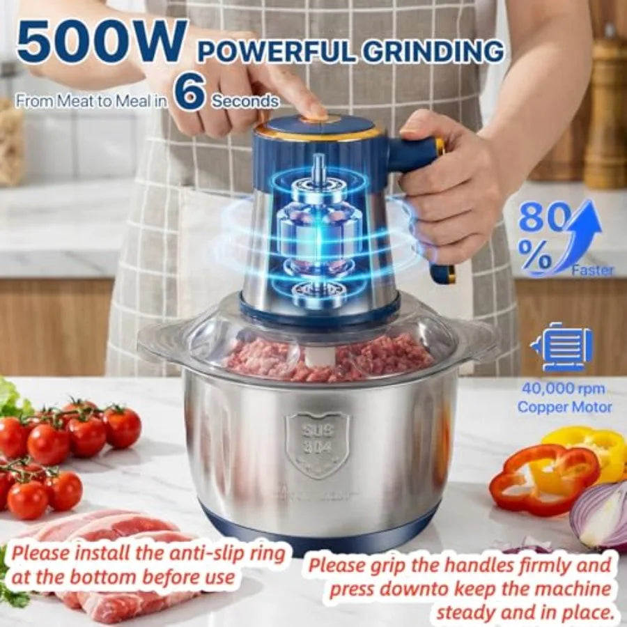 20 Cups Large Capacity Food Processor