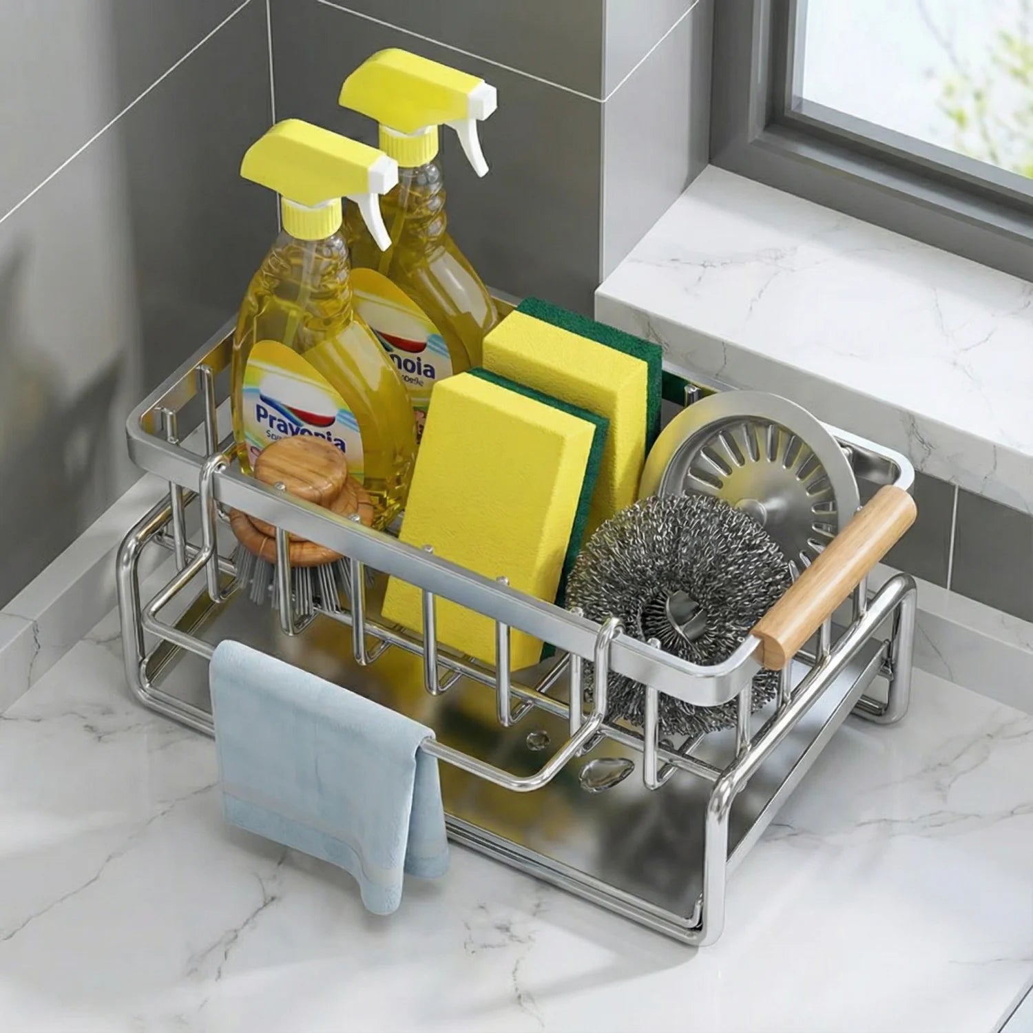 Home Wall-Mounted Kitchenware Storage Rack