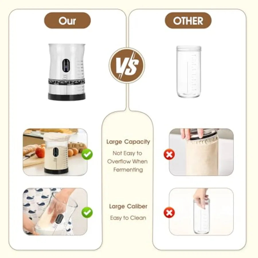 50oz Large Capacity Pro Sourdough Starter Kit