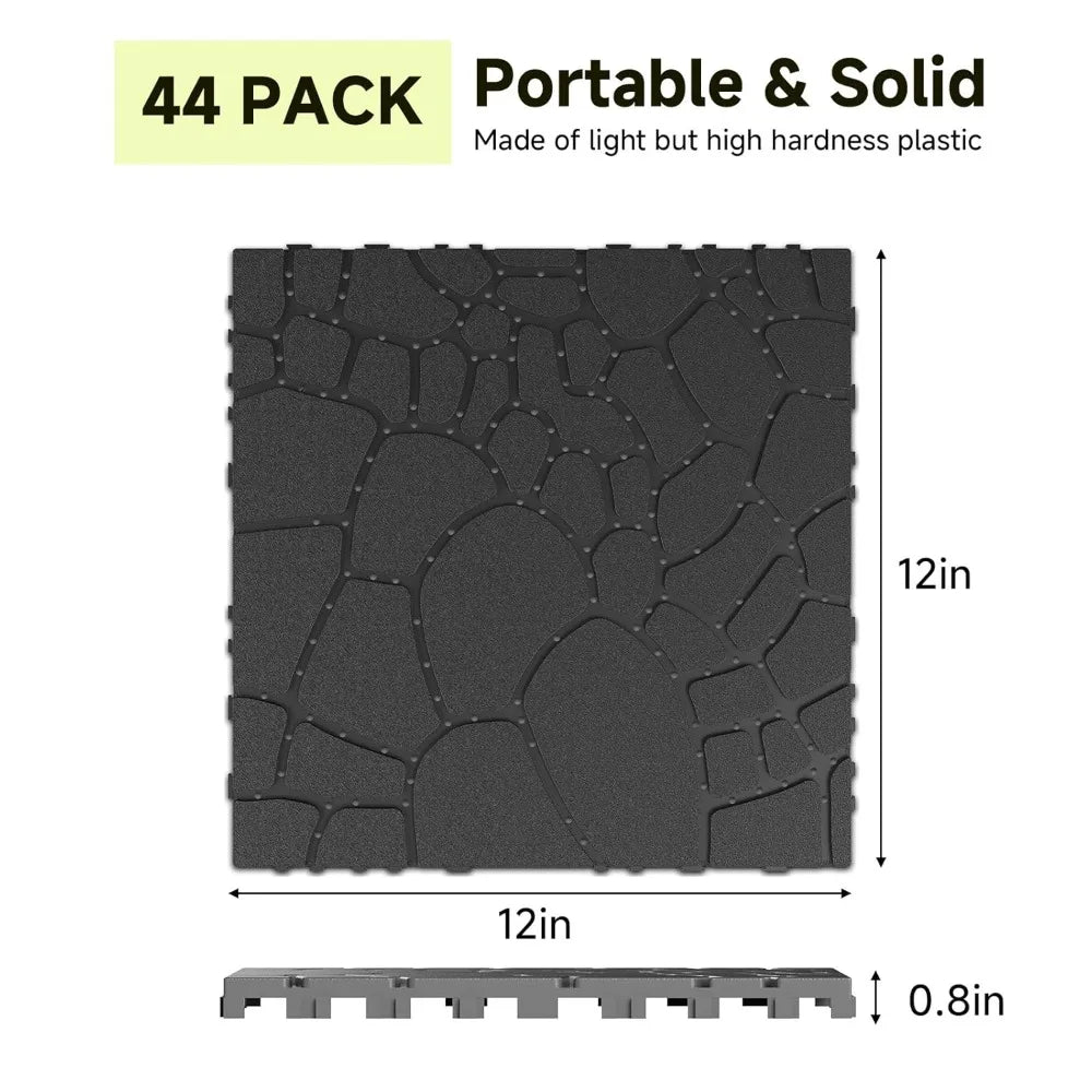 44-Piece 12 x 12 Deck Tiles