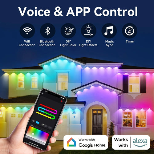 100ft -72 RGB+IC LEDs - 2 pcs