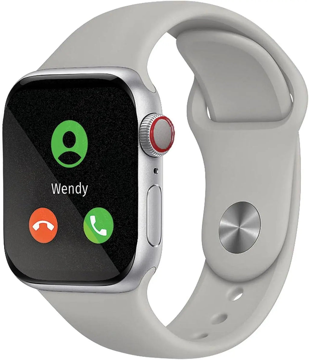 Touch Screen Smart Watches for Men Women with Case and 7 Watch Bands