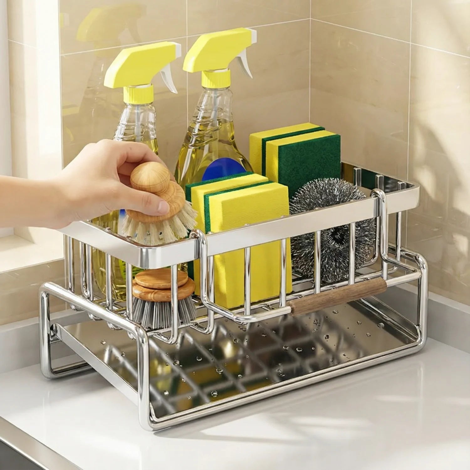 Home Wall-Mounted Kitchenware Storage Rack