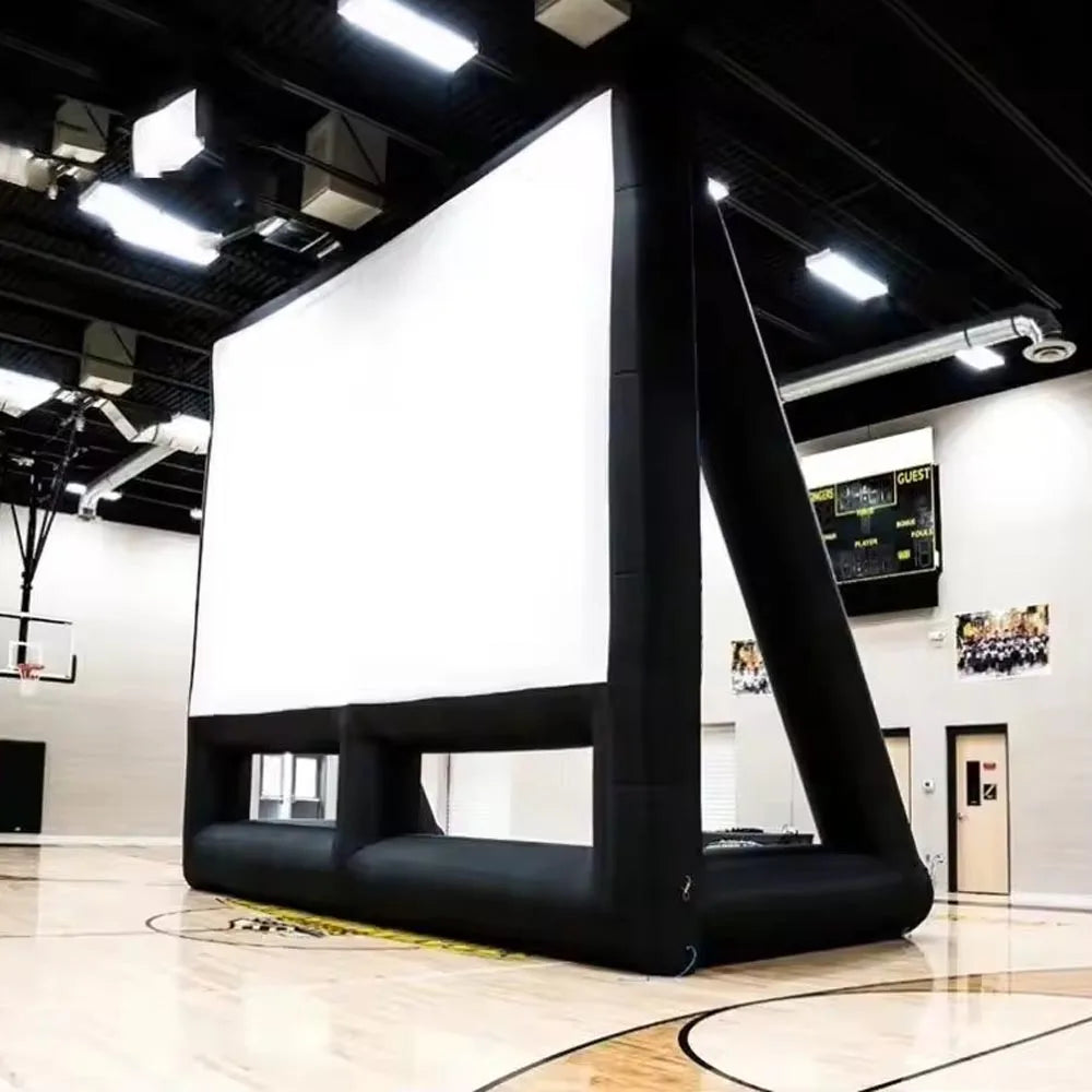 30ft Giant Inflatable Screen Inflatable Outdoor Cinema For Evening Backyard Pool Fun