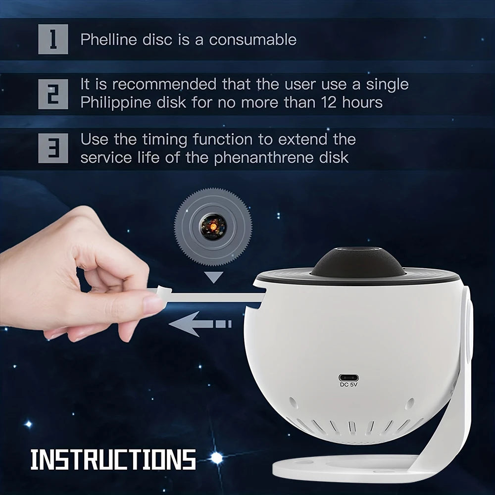 13 In 1 Galaxy Star Projector Night Light