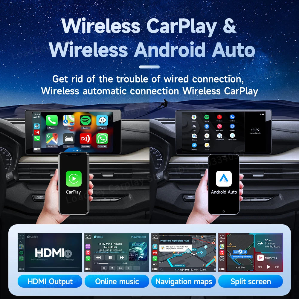 128G Android 13 Wireless Carplay Car Box