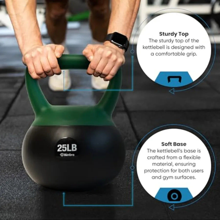 Premium Soft Kettlebell Set | Sea & Iron Sand Filled Ergonomic Weights