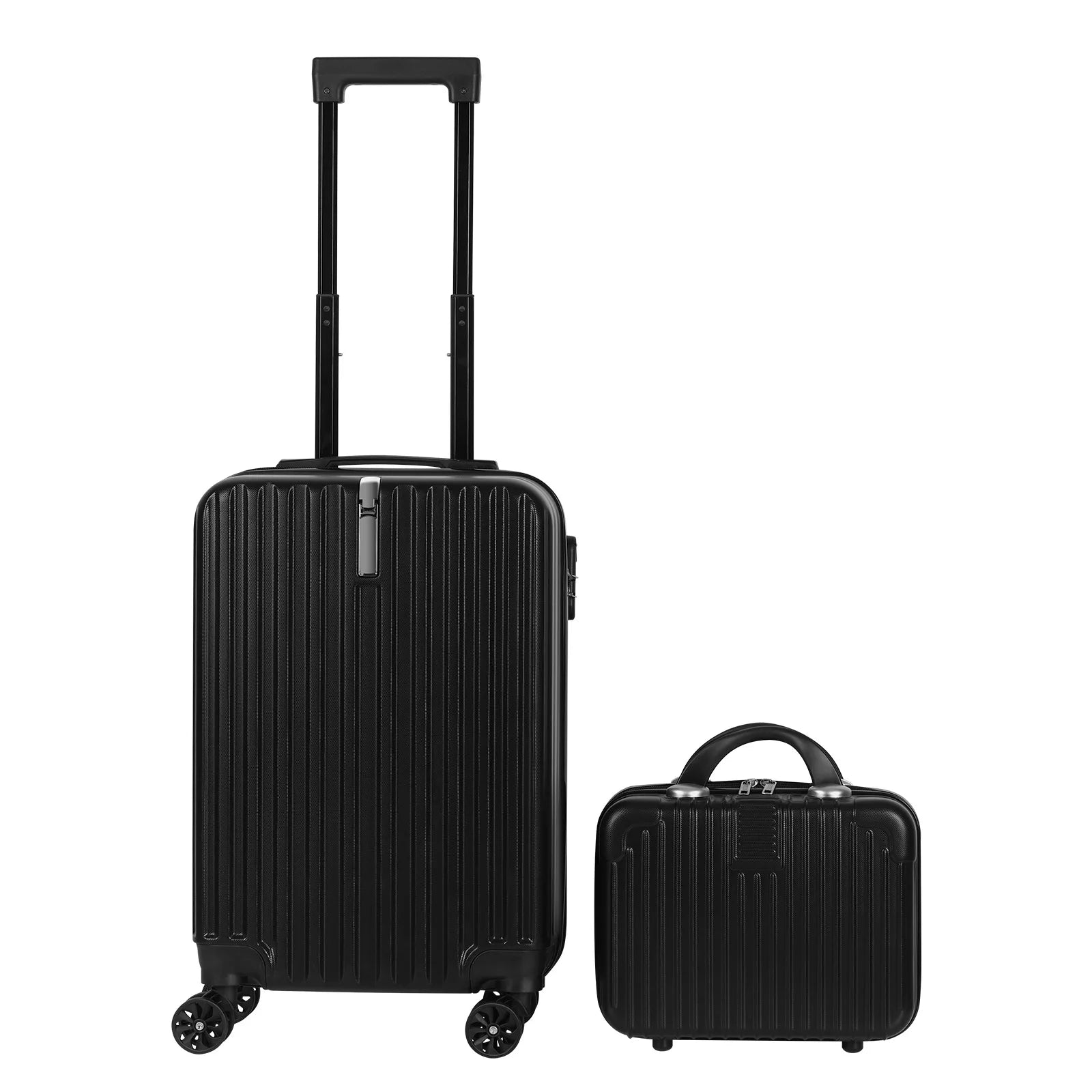 2-piece luggage set with carry-on travel bag