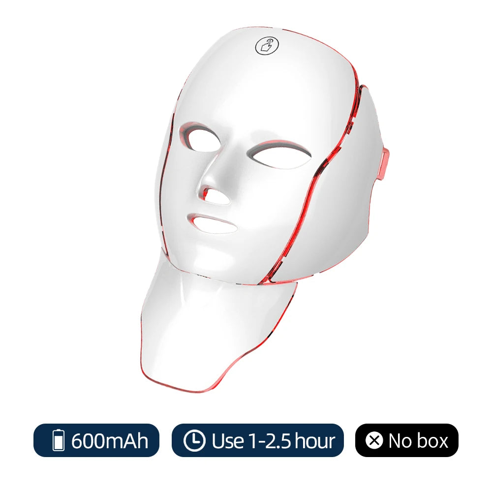 7-Color LED Facial & Neck Beauty Mask