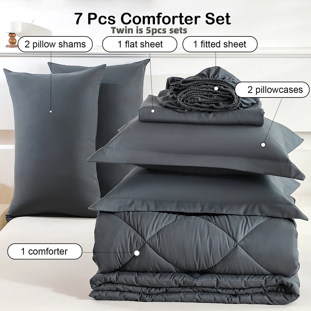 Home Decor Comforter Fitted Sheet Sleeping Sets
