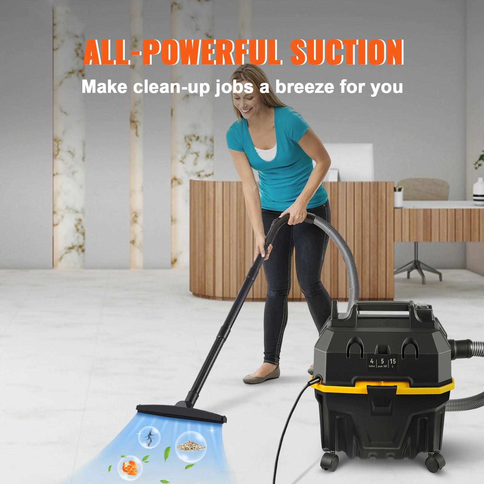 Portable Wet/Dry Vacuum Cleaner