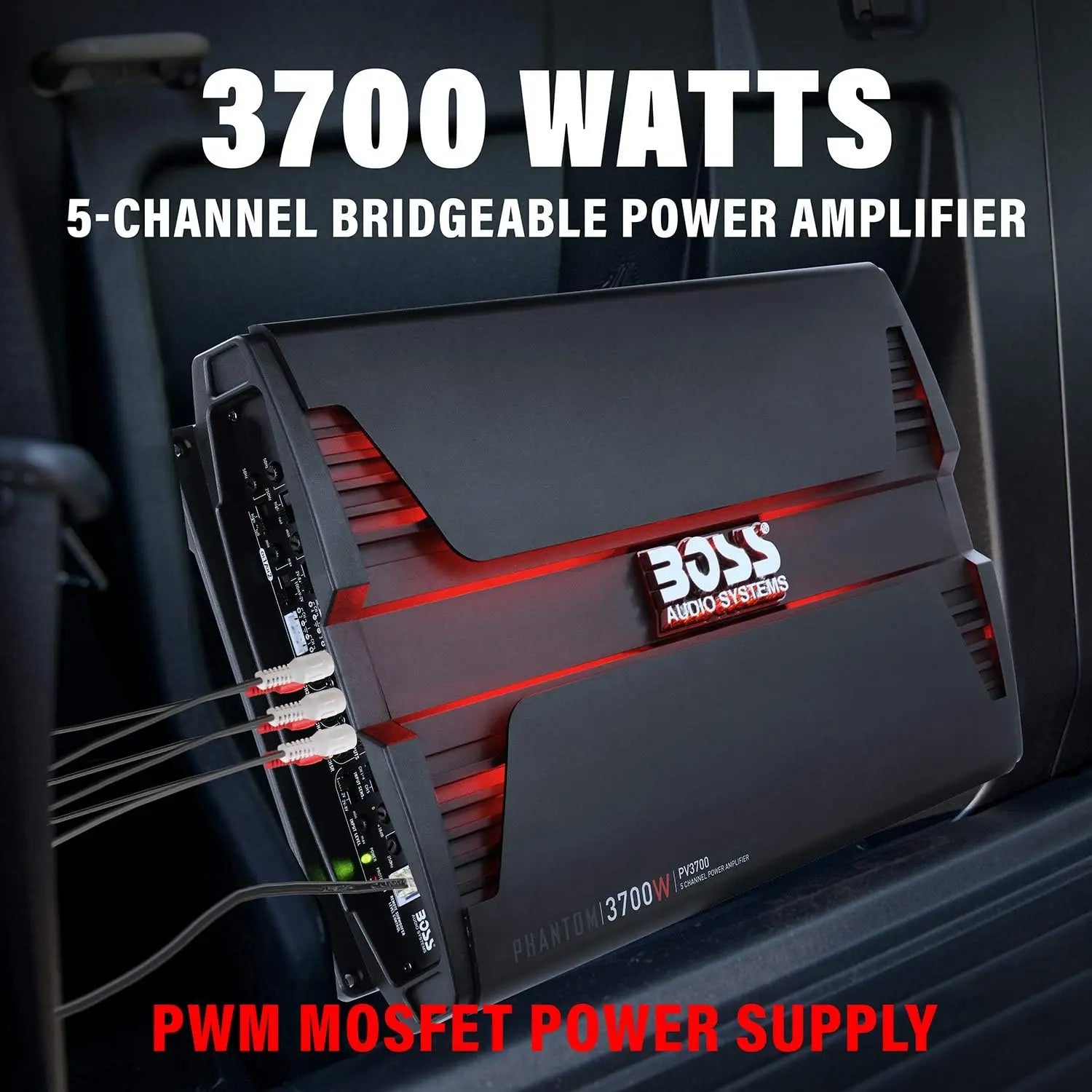 Audio Systems PV3700 5 Channel Car Stereo Amplifier