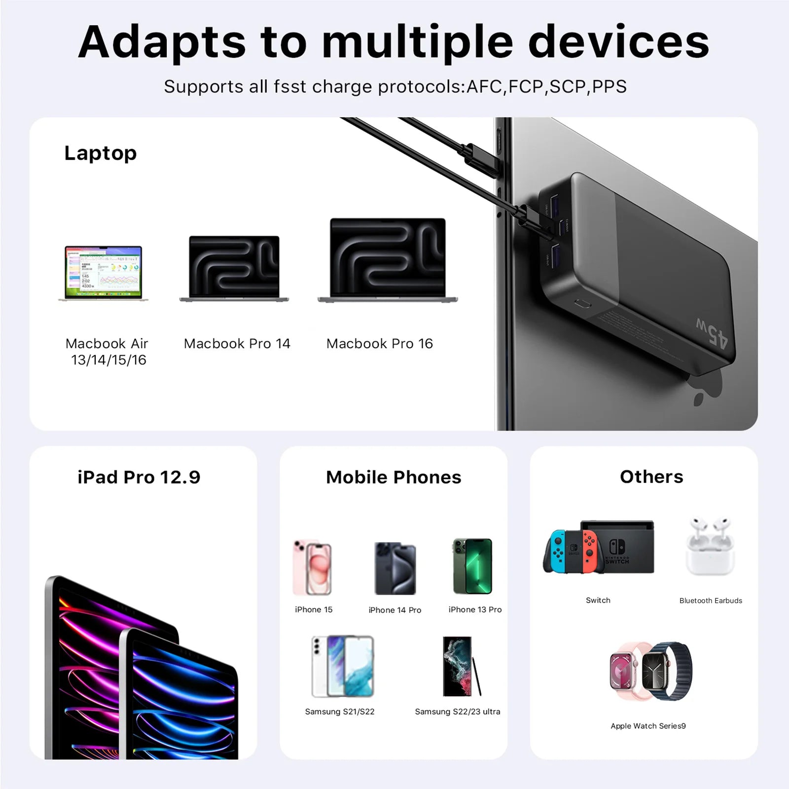 External Fast Portable Charger