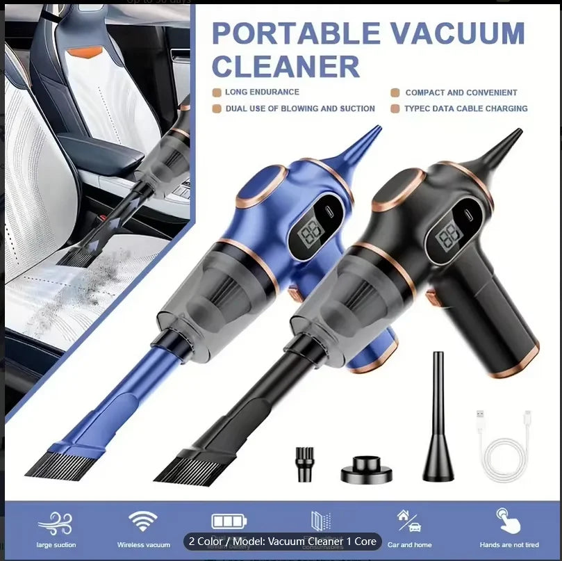Portable powerful handheld vacuum cleaner