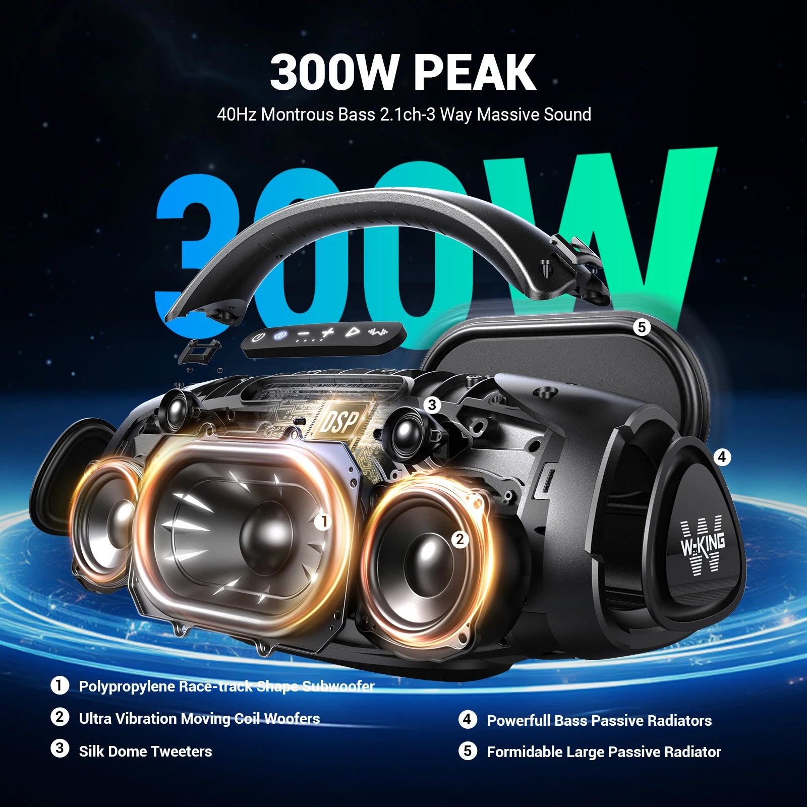 Portable Waterproof Bluetooth Speakers