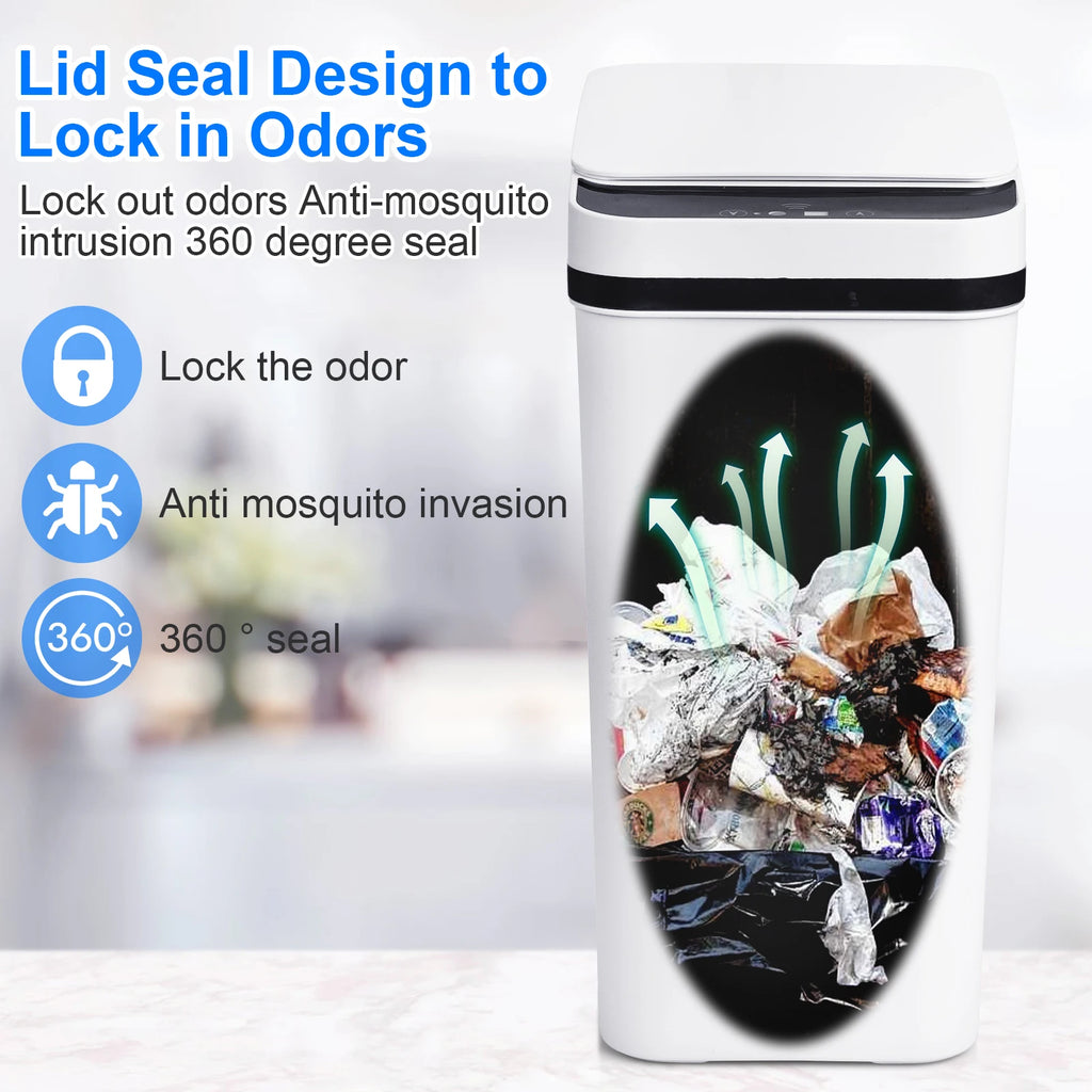 Automatic Touchless Motion Sensor Trash Cans