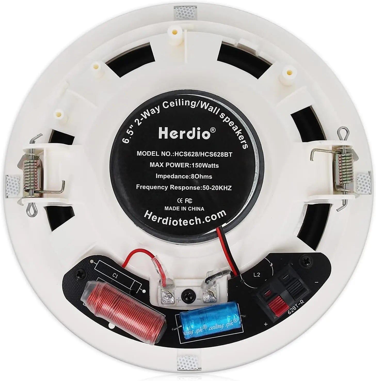 6.5 Inch 300W Home Audio Bluetooth Recessed Ceiling Speaker