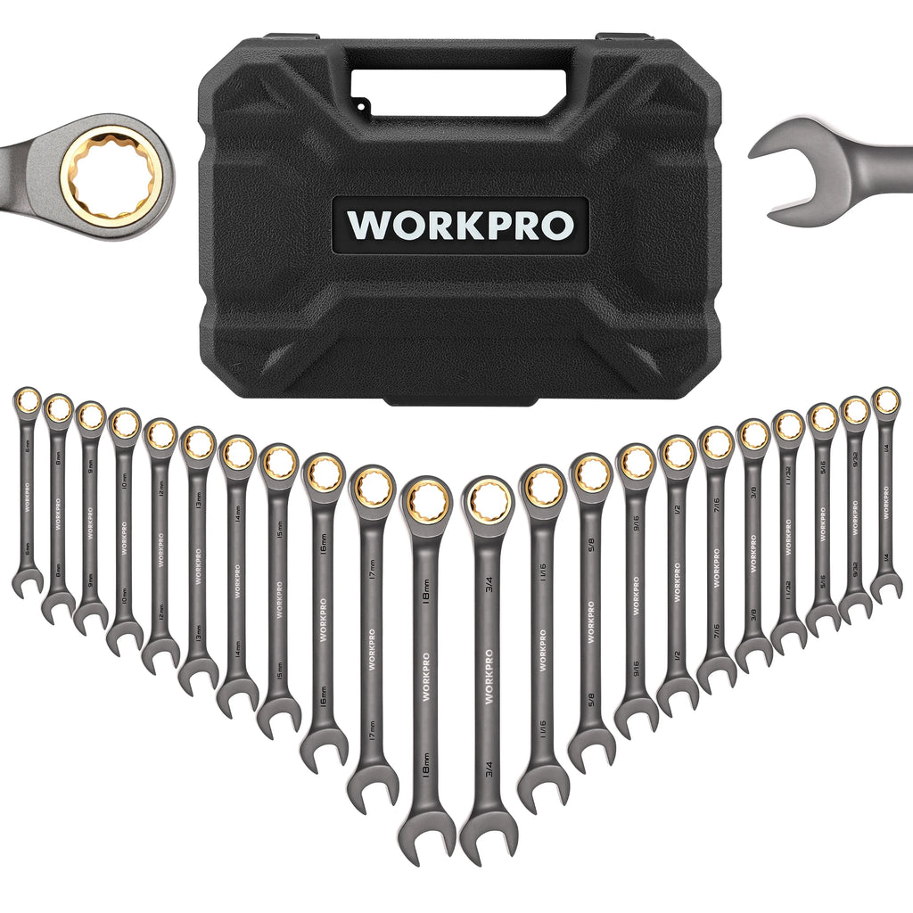 21pc Ratcheting Wrench Set