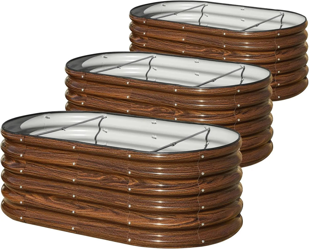 Oval Raised Garden Bed Kit