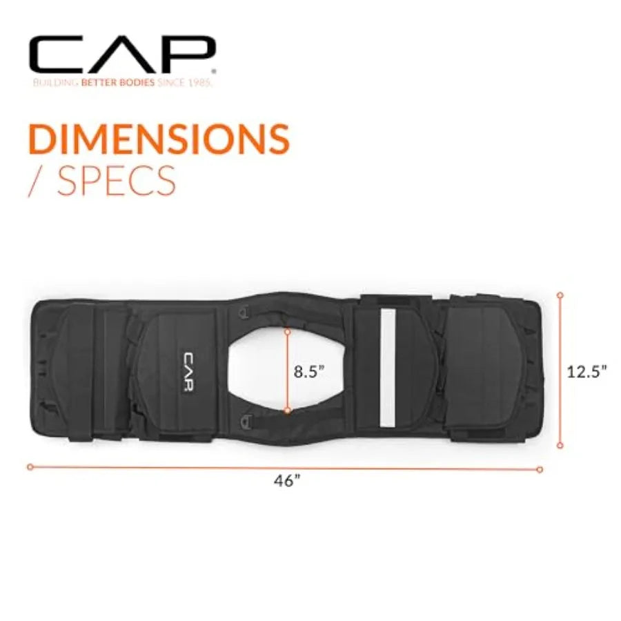 Heavy-Duty Adjustable Weighted Vest (20–150 lbs)