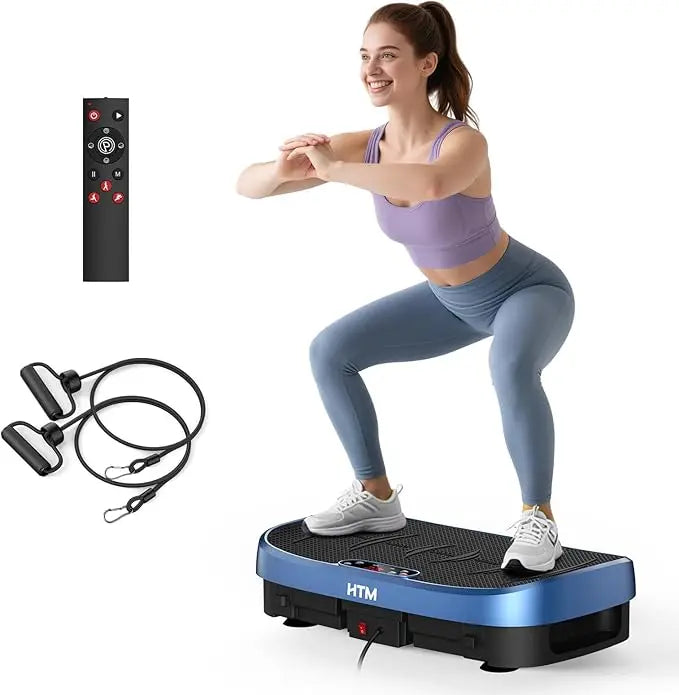 3-in-1 Ultra-Quiet Whole Body Vibration Plate